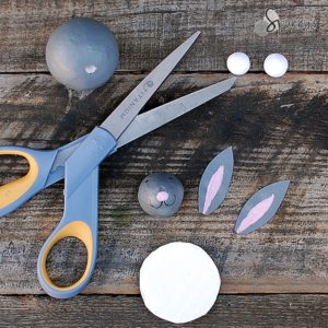 Easter bunny crafts scissor cutouts