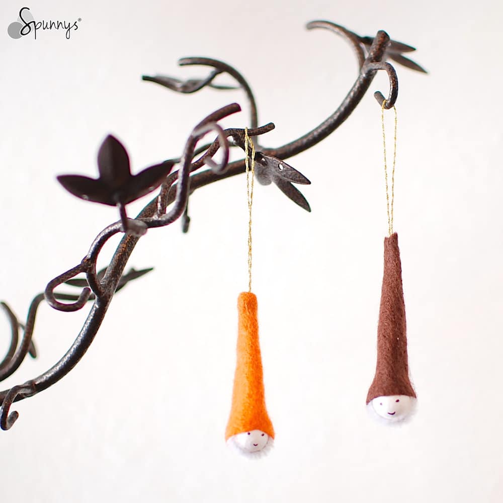 Felt gnome ornaments craft ideas