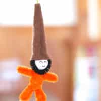 Felt gnome elft ornament DIY