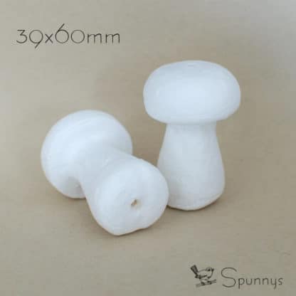 Spun cotton mushrooms Spunnys 39x60mm