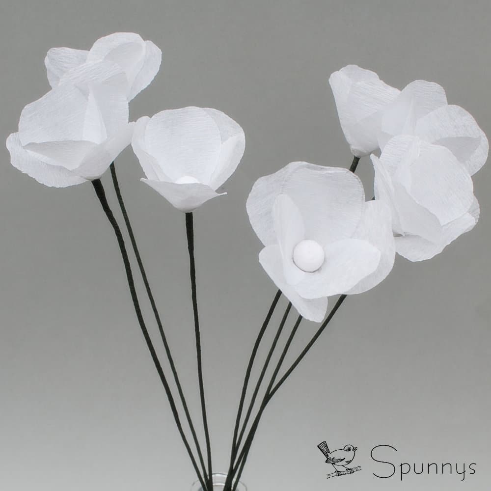 Paper flower tutorial step by step