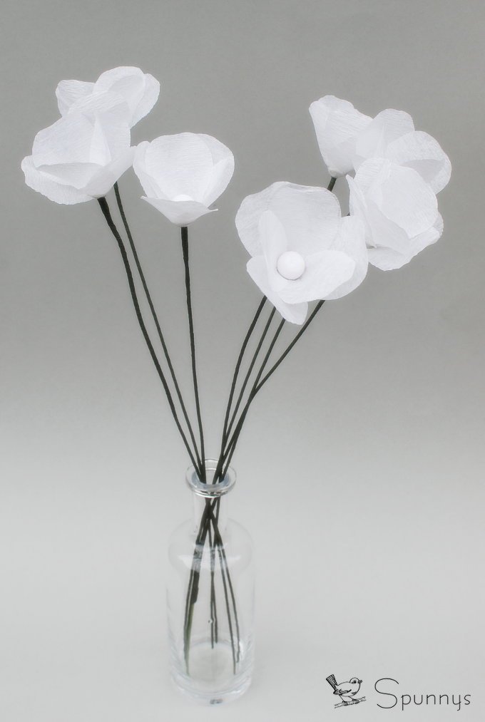 how to make stamens paper flower 4