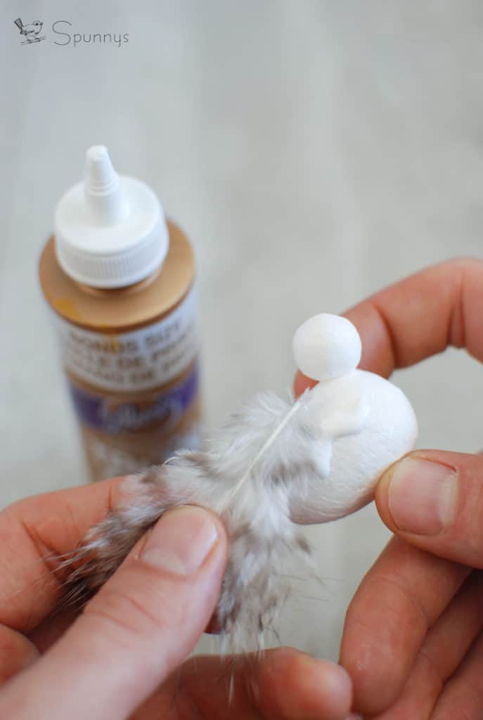 How to make a bird figurine