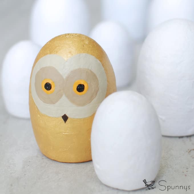 Owl figurine DIY