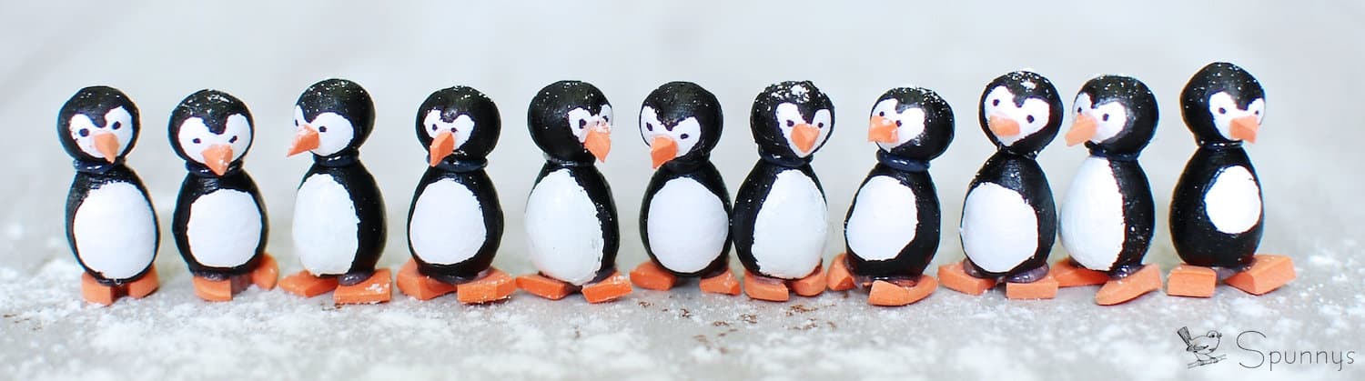 penguin figurines