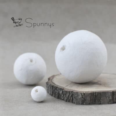 Spun Cotton Balls Blanks