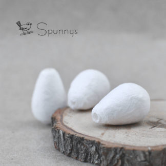 Perles en papier ouate de cellulose bijoux DIY