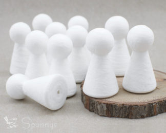 Mini Peg Doll Blanks unpainted