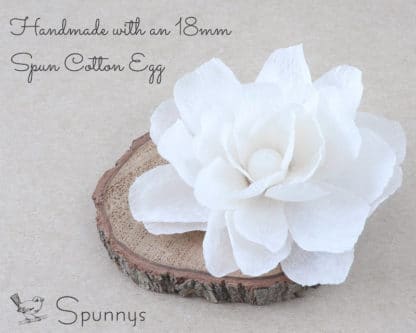 Paper FLowers Spun Cotton Eggs 12 and 18 SPUNNYS