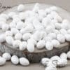 Spun Cotton Eggs 12 mm